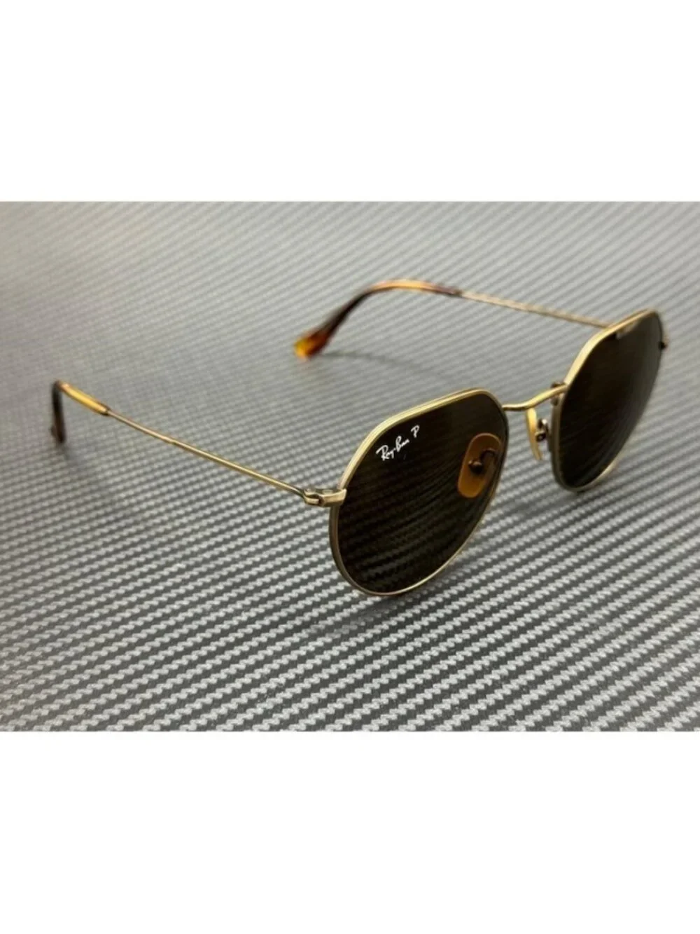 New Ray-Ban Men Matte Brown Titanium Sunglasses 51-20-145